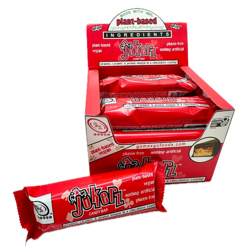 Jokerz Vegan Candy Bars 12 Count