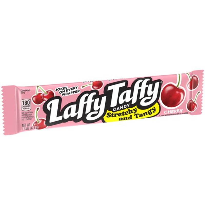 Laffy Taffy Stretchy & Tangy Cherry Candy Bar 1.5 oz.