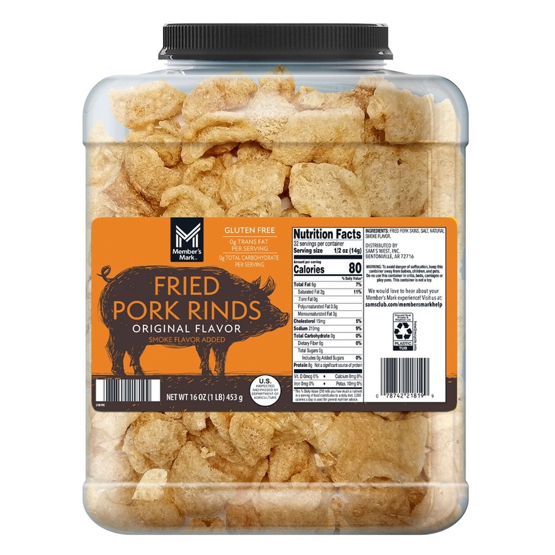 Member’s Mark Original Fried Pork Rinds, 16 oz.