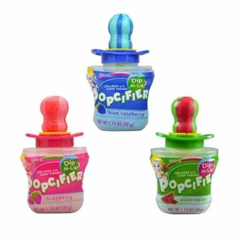 Pacifier Pop Dip N Lik Candy