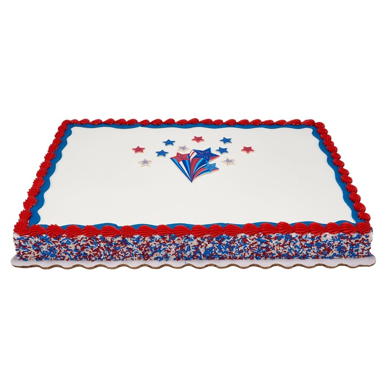 Patriotic Full Sheet Cake