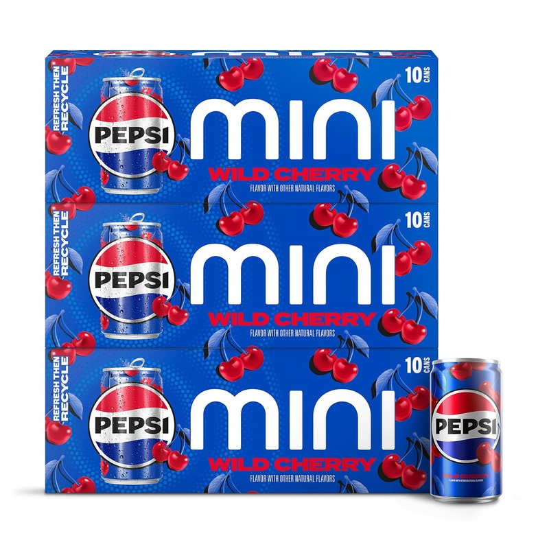 Pepsi Wild Cherry Mini Cans, 7.5 fl. oz., 30 pk.