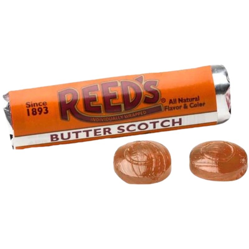 Reeds Butterscotch Hard Candy – 1.01-oz. Roll
