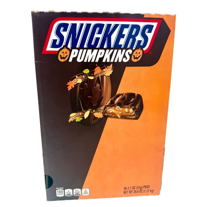 Snickers Pumpkins – 1.1oz / 36ct