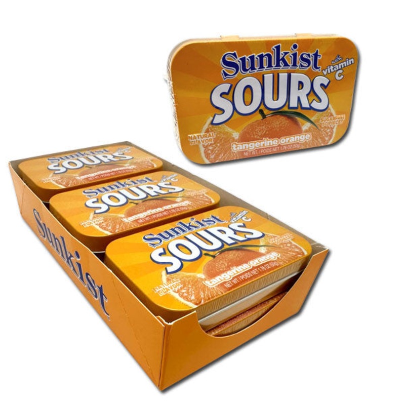 Sunkist Sours Tangerine Orange – 1.76oz / 6ct
