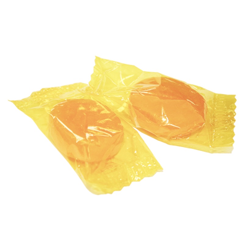 Sunrise Butterscotch Disc Wrapped Hard Candy 3 lb. Bulk Bag