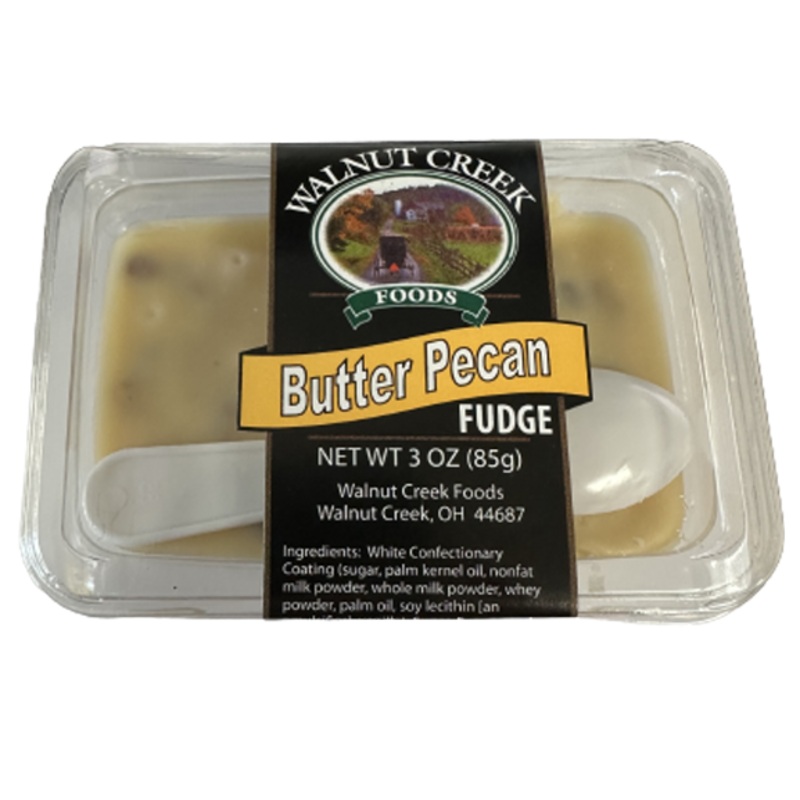 Walnut Creek Butter Pecan Fudge Cup 3 oz.