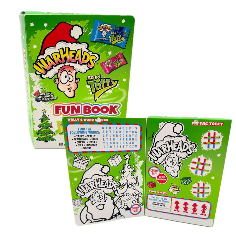 Warheads Sour Taffy Fun Book – 3.38oz