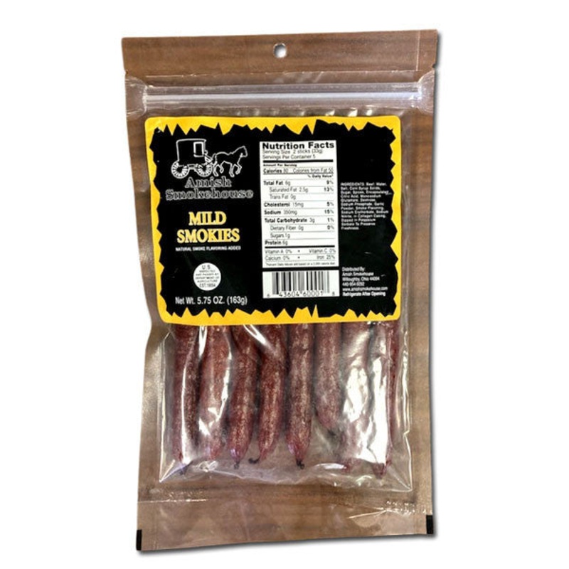 Amish Mild Smokies 5.75oz Bag