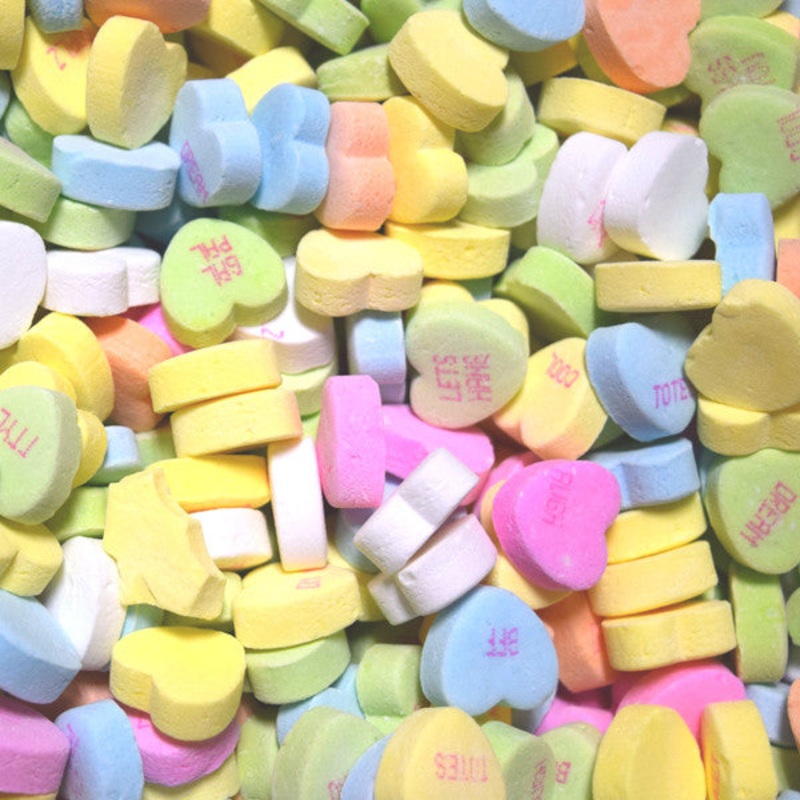 Conversation Hearts Small 26lb Bulk