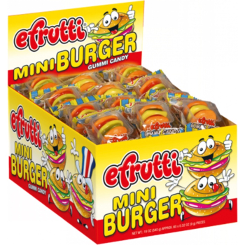 Gummi Mini Burgers – 60/box