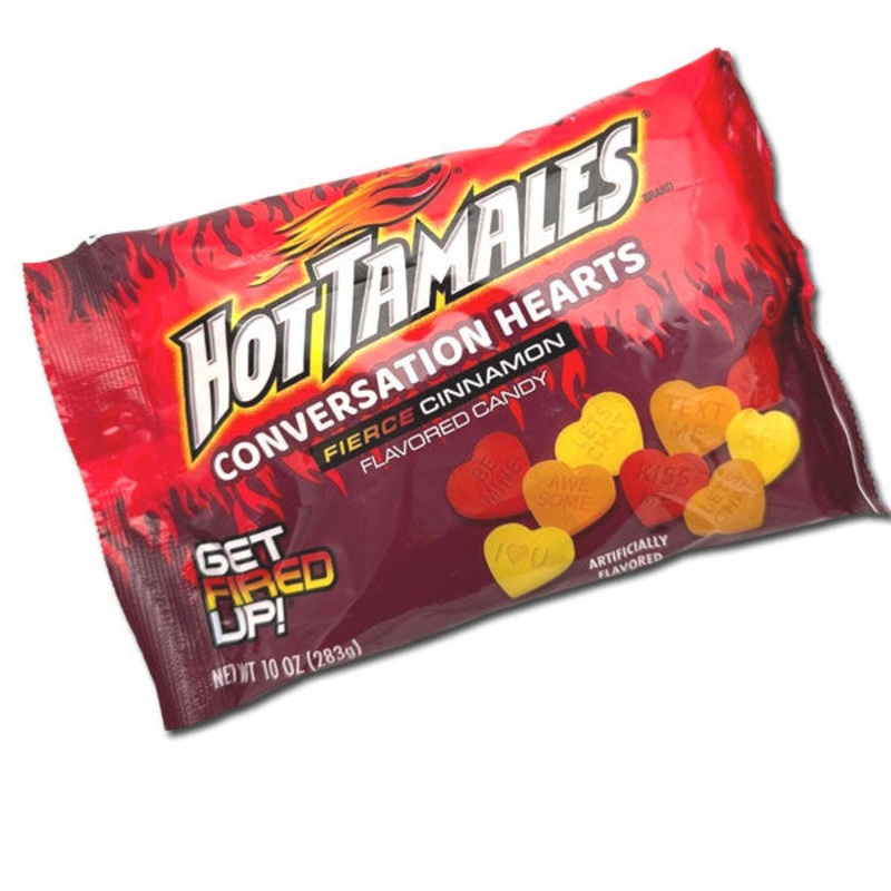 Hot Tamales Conversation Hearts Candy 10oz