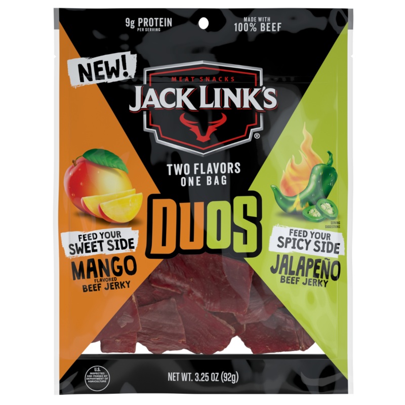 Jack Link’s Duos Mango Flavor and Jalapeno Beef Jerky – 3.25oz