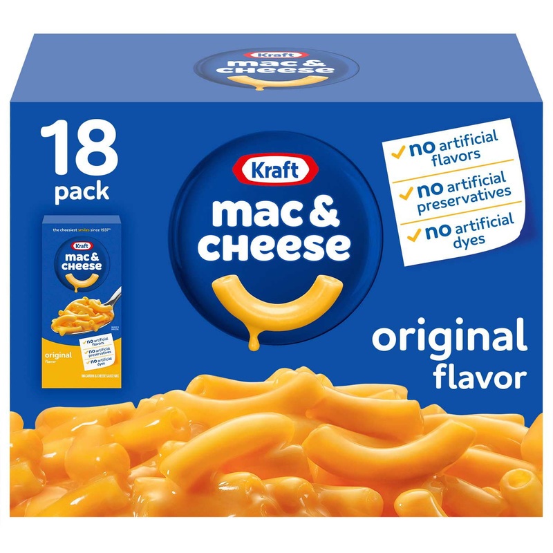 Kraft Original Macaroni and Cheese Dinner 18 pk.