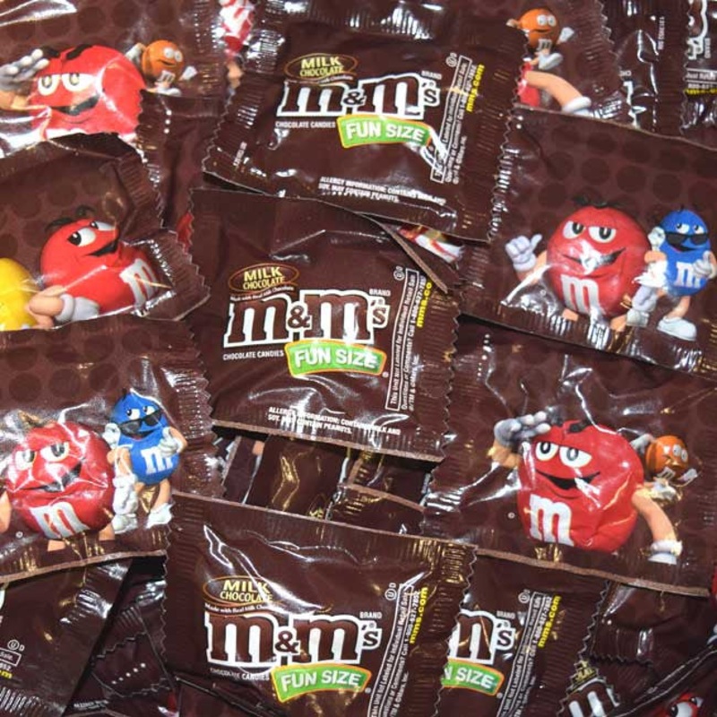 M&M’s Plain Fun Size – 560ct / 20lb