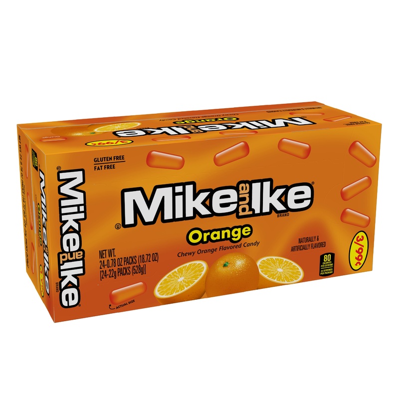 Mike & Ike Orange – 24/box