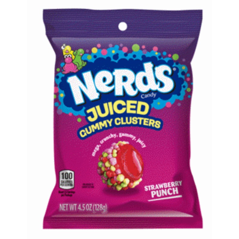 Nerds Strawberry Punch Juiced Clusters – 4.5oz