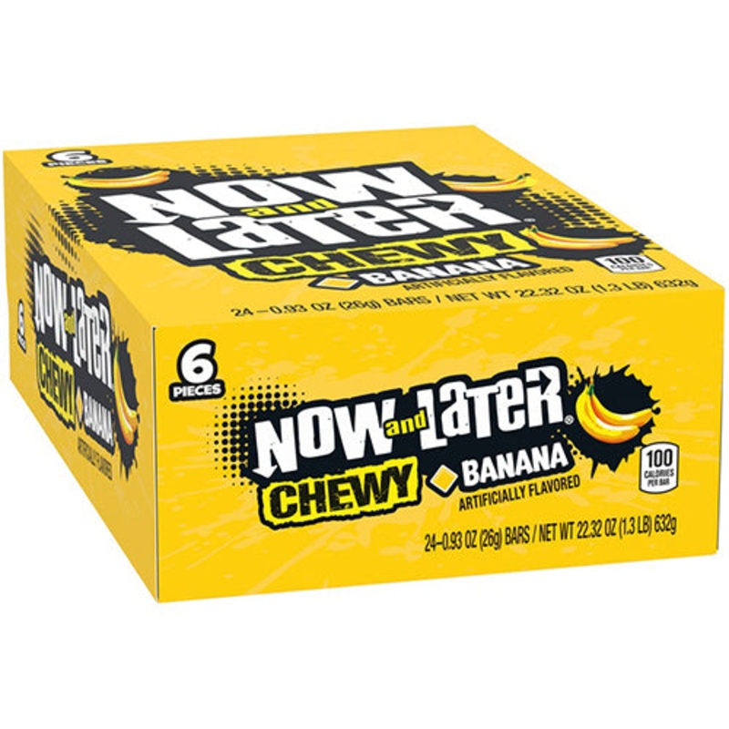 Now and Later Chewy Banana Candy