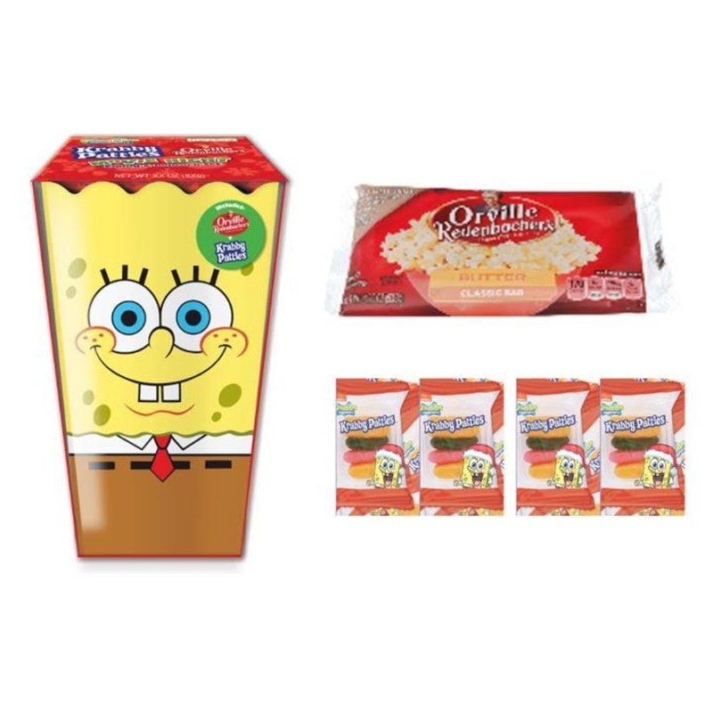 SpongeBob SquarePants Movie Night Popcorn & Candy Set – 2.75oz