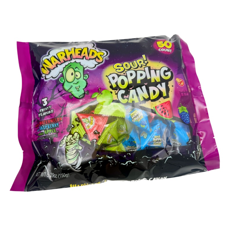 Warheads Sour Popping Candy – 5.29oz / 50ct