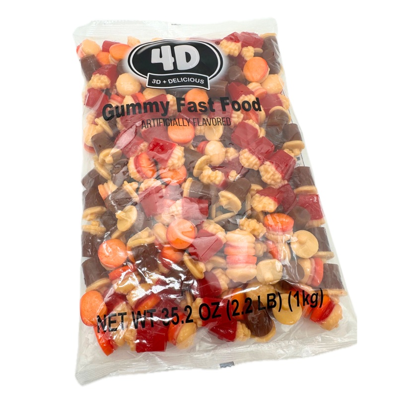 4D Gummy Fast Food – 2.2lbs