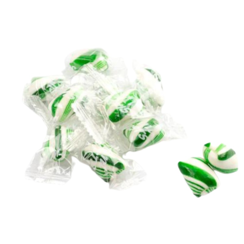 Atkinson’s Green & White Wintergreen Twists 3 lb. Buk Bag