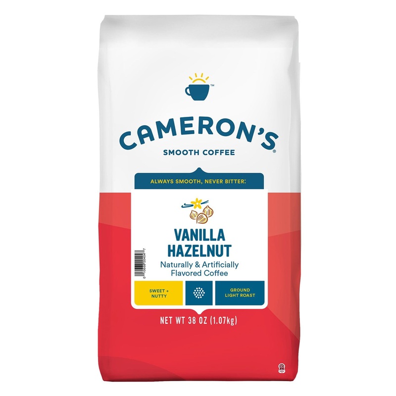 Cameron’s Specialty Ground Coffee, Vanilla Hazelnut 38 oz.