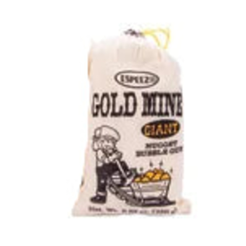 Gold Mine Bubble Gum Nuggets Giant Size