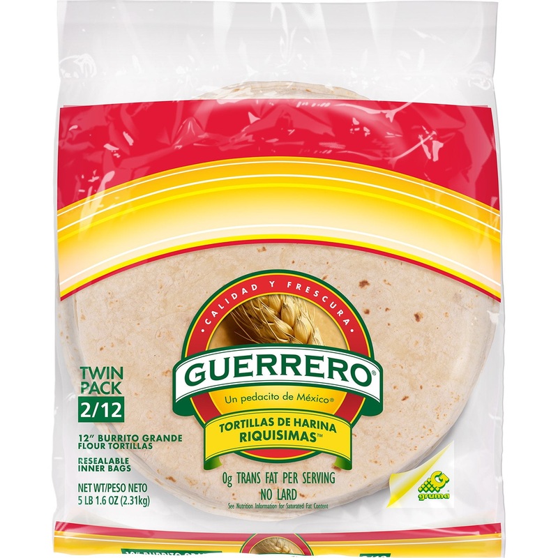 Guerrero 12″ Burrito Flour Tortillas, 24 ct.