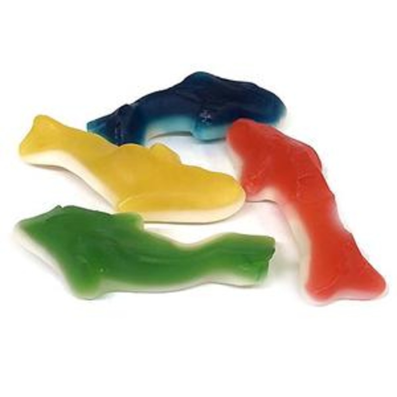 GUMMI SHARKS ASSORTED COLORS