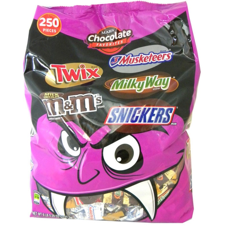Mars Snack Size Favorites Mix 250 Count Vampire Bag