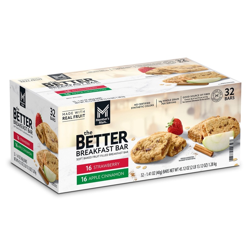 Member’s Mark Better Breakfast Bars, 32 ct.