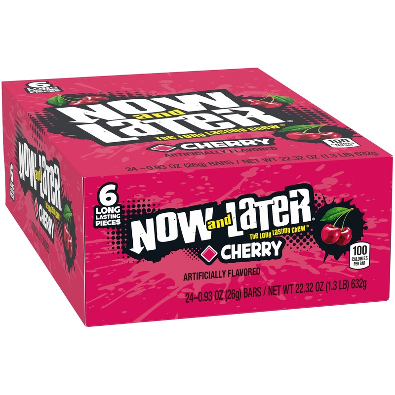 Now and Later Changemaker Cherry – 24/box