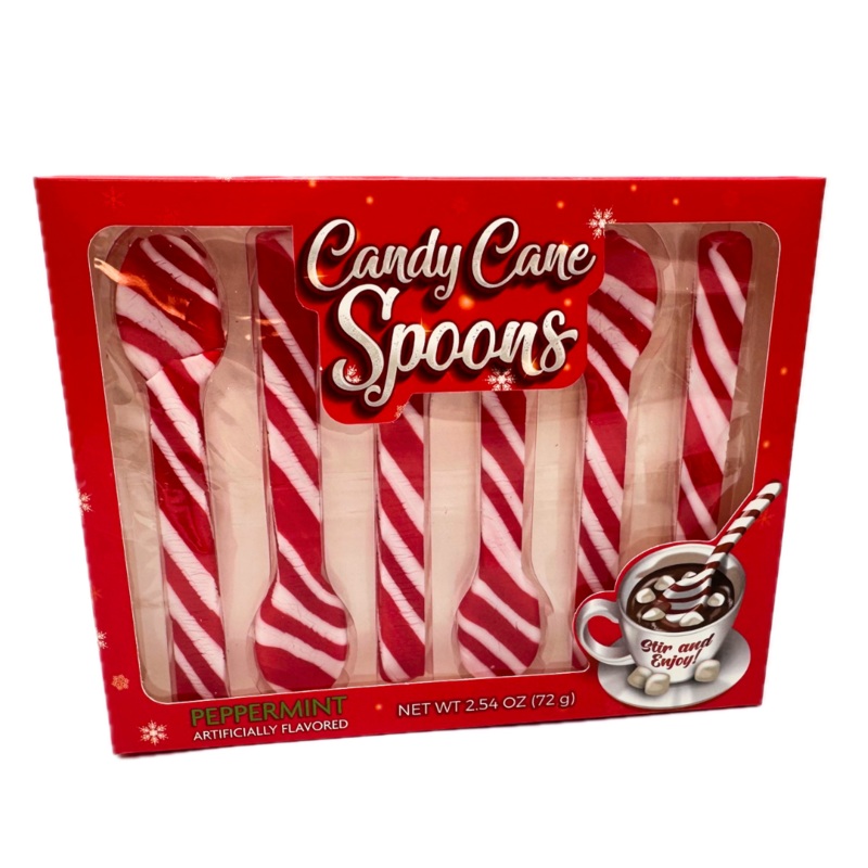 Peppermint Candy Spoons – 6ct