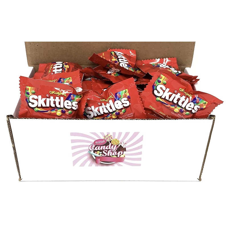 Skittles Original Flavors Fun Size Packet Bulk in a Box
