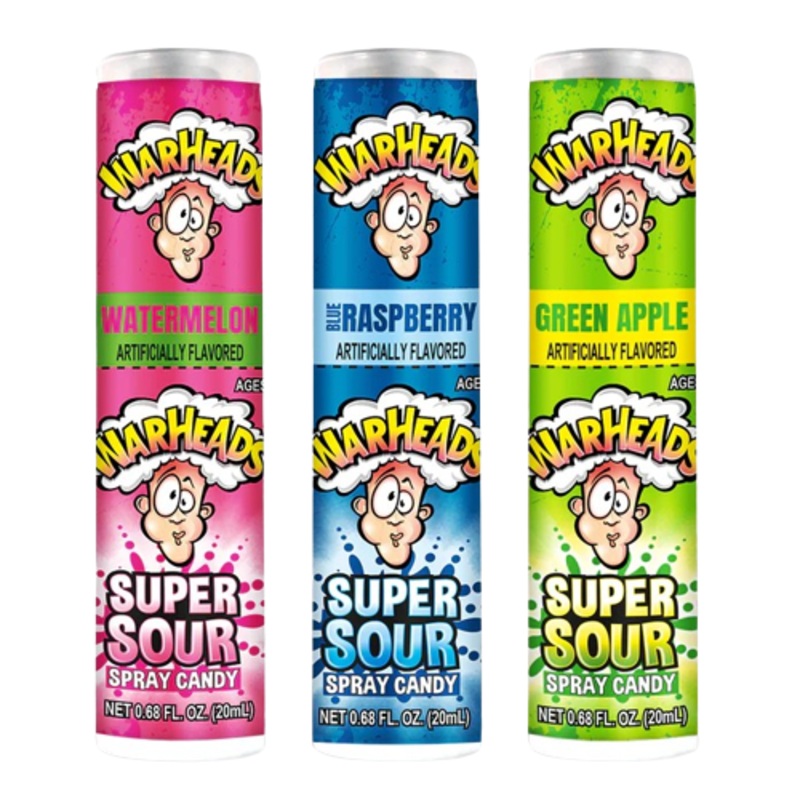 WarHeads Super Sour Spray Candy – .68-oz. Bottle