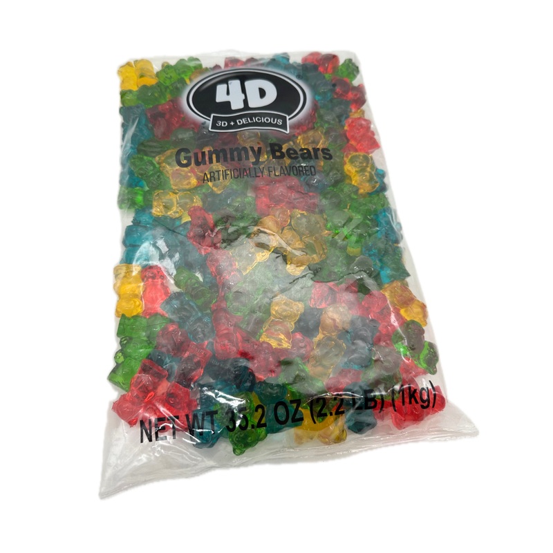 4D Gummy Bears – 2.2lbs