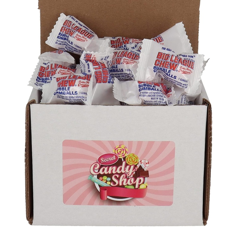 Big League Chew Bubble Gum Bulk in Box (Individually Wrapped) (Original)