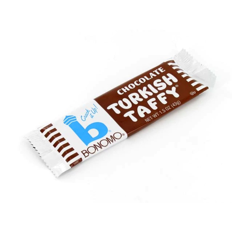 Bonomo Chocolate Turkish Taffy Candy Bar 1.5 oz.