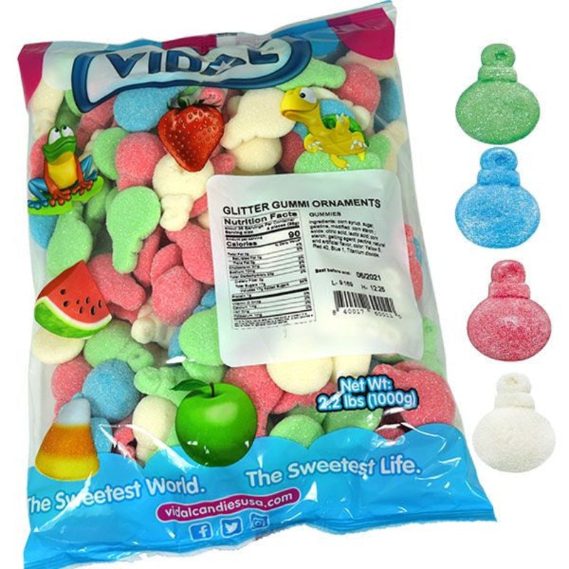 Gummi Glitter Ornaments – 2.2lb