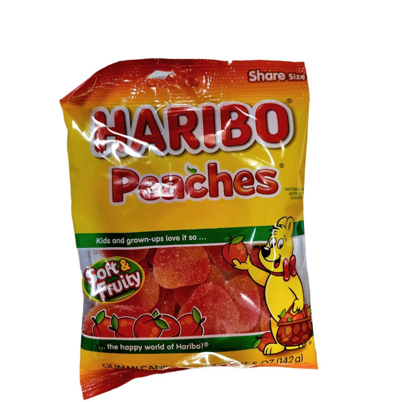 Haribo Peaches Peg Bag