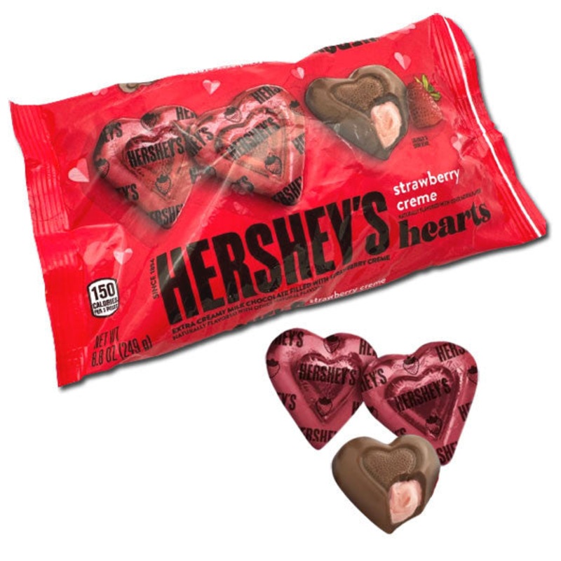 Hershey’s Strawberry Creme Filled Hearts 10oz