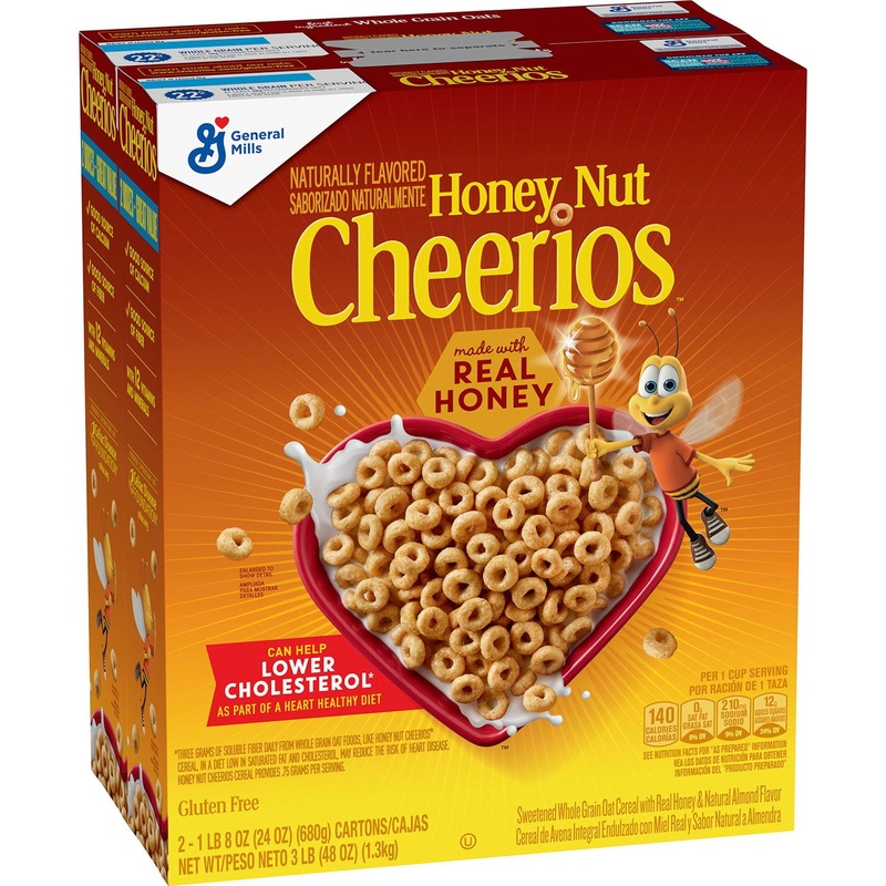 Honey Nut Cheerios Cereal, 48 oz.
