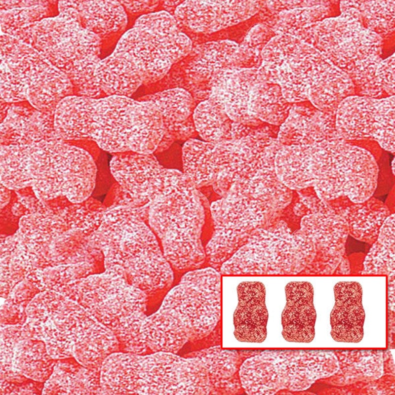 Hot Cinnamon Gummy Bears 10lb Bag