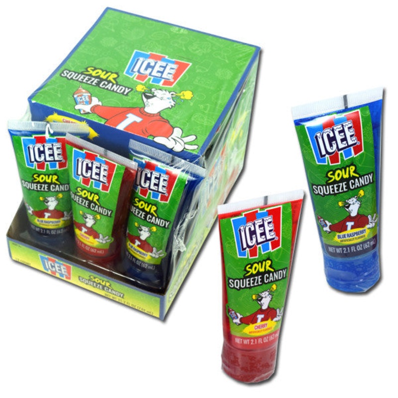 Icee Sour Squeeze Candy 12 Count
