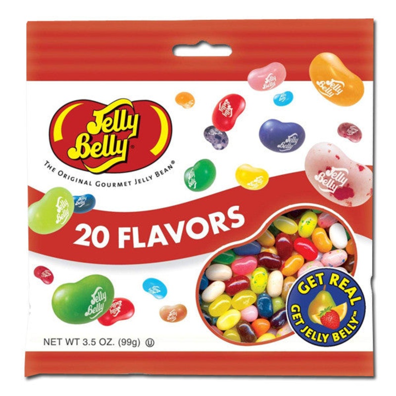 Jelly Belly 20 Flavors  Jelly Beans 3.5oz