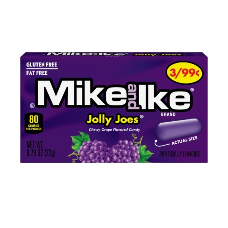 Mike and Ike Jolly Joes 0.78 oz. Box