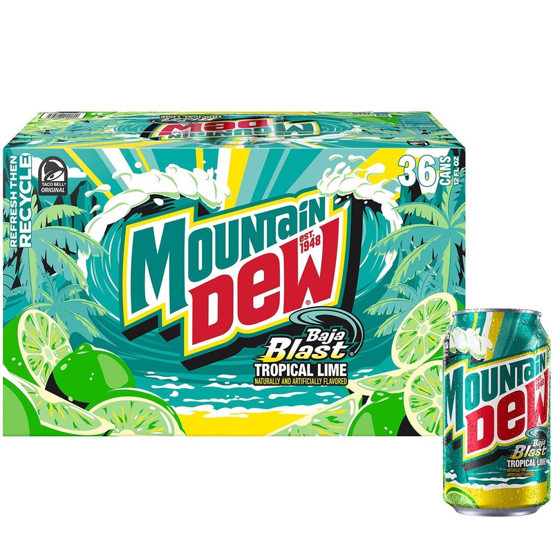 Mountain Dew Baja Blast 12 fl. oz., 36 pk.