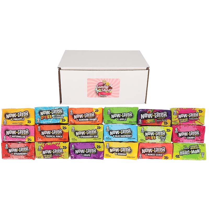 Now and Later Candy Variety Pack of 18 Flavors