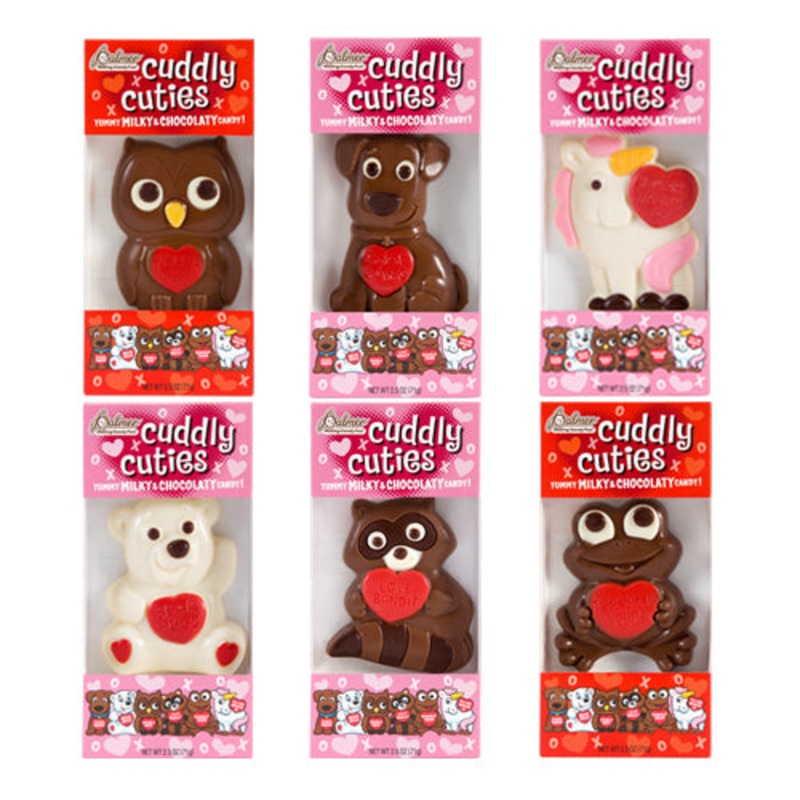 Palmer Cuddly Cuties Chocolate Valentine’s Candy 2.5 oz.